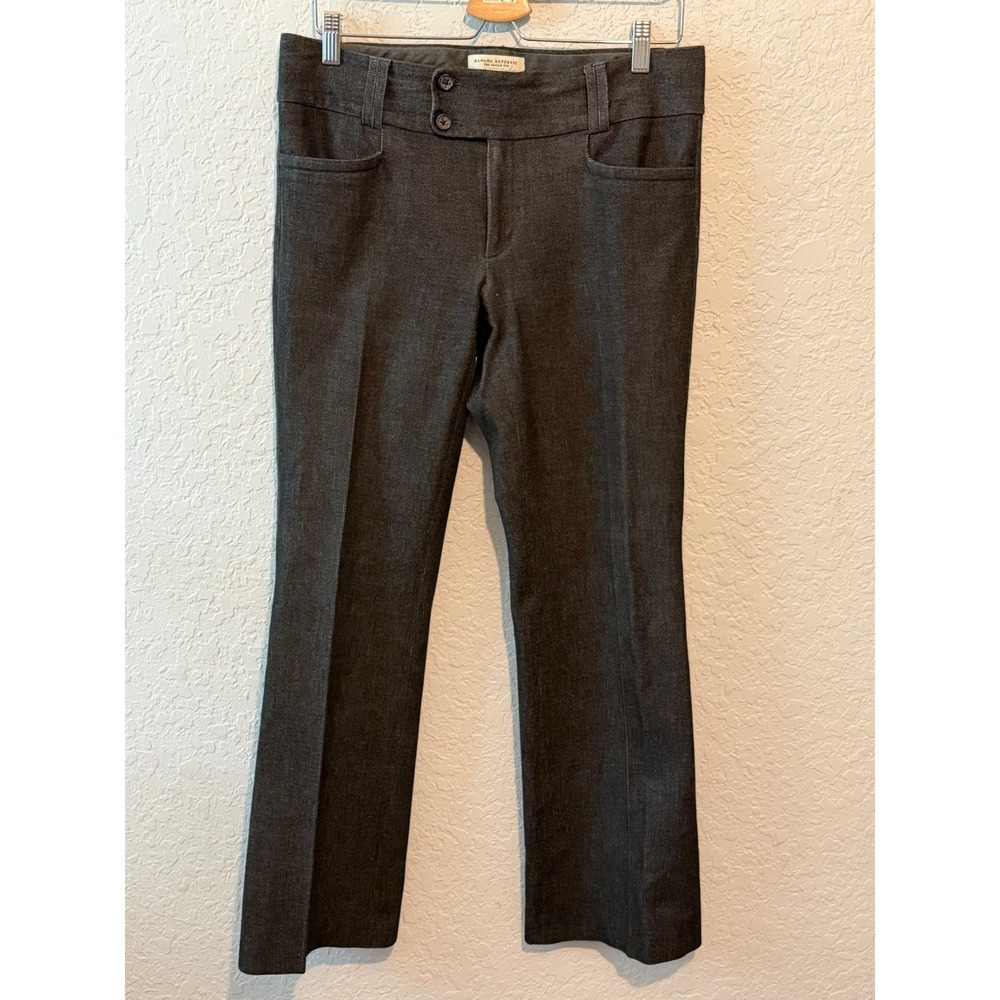 Banana Republic The Sloan Fit Pants 10 Low Rise Tailored Trousers Workwear